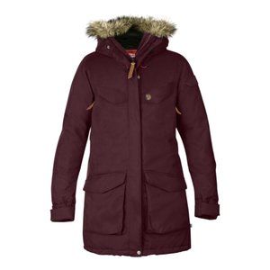 Fjallraven Women's Nuuk Parka Jacket Dark Garnet